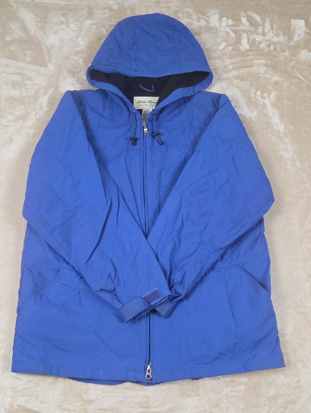 Eddie Bauer Electric Blue Hooded Windbreaker